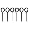 HARFINGTON 6pcs Dogging Hex Key Wrench 5/32" SAE Metal Dog