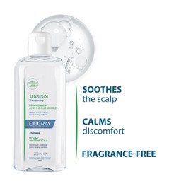 Ducray - Sensinol Physio-protective shampoo - Sensitive/delicate scalp - All hair types - 200ml