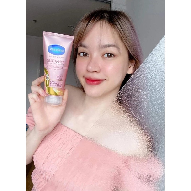 Vaseline Bright GLUTA HYA Serum Burst Lotion Dewy Radiance 300ml