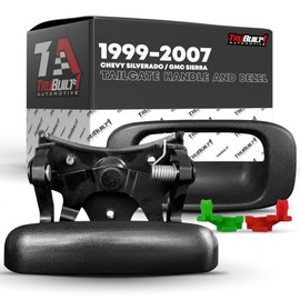 T1A TruBuilt 1 Automotive Tailgate Handle and Bezel Compatible with 1999-2007 Chevy Silverado GMC Sierra 1500 2500 3500 HD | Replaces# 15228539, 15997911