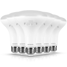 LUXRITE BR30 LED Light Bulb, 10W (65 Watt Equivalent), 5CCT 2700K 3000K 4000K 5000K 6500K, CRI 90, Dimmable, 850 Lumens, LED Flood Light Bulb, UL Listed, E26 Medium Base (6 Pack)