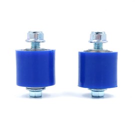 Namvo 2pcs Motorrad 8mm Kettenrollenspanner Radführung mit Schraube Fit für YFZ 350 Banshee Motor Blau