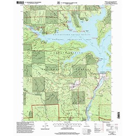 YellowMaps Trinity Dam CA topo map, 1:24000 Scale, 7.5 X 7.5 Minute, Historical, 1998, Updated 2003, 26.7 x 21.4 in - Tyvek