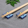 Chopsticks Rest Stylish Kutani Ware Pair Chopsticks Rest Set Chidori