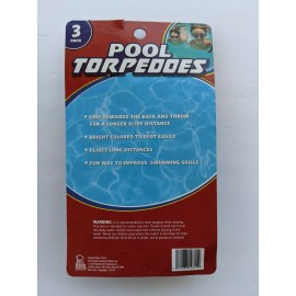 Best Brand Pool Torpedoes 3 Pack Glides Under Water Swim Diving Toy