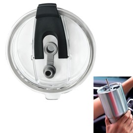 Syiyunran Replacement Lid Leak-Proof - Lid for 40 oz Replacement Lid Cup Can Be Used as a Straw or Direct Drinking, Reusable, Dustproof, Insulated Cup Lid (White)