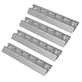 Boxer Heavy Duty Aluminum L Tracks 6” - 4Pack – Wide Flat Tracks – Tie Down System Trailer, Vans, Trucks, Motorcycles, ATV, UTV, Airline Track Style