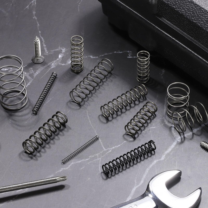 sourcing map 10Pcs Compression Spring, 4mm OD, 0.5mm Wire Size,