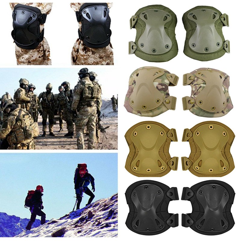 Knee Pads Elbow Pads Khaki Python Universal Protection Knee Elbow