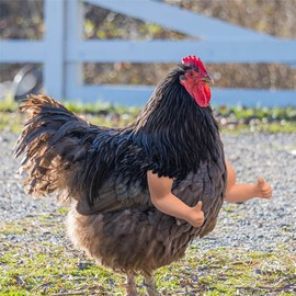 Enrichoice 3 Pairs Chicken Toys Include Strong Muscle arms Thumb up arms and Hug Chicken arms Chicken arms to Put on Chickens