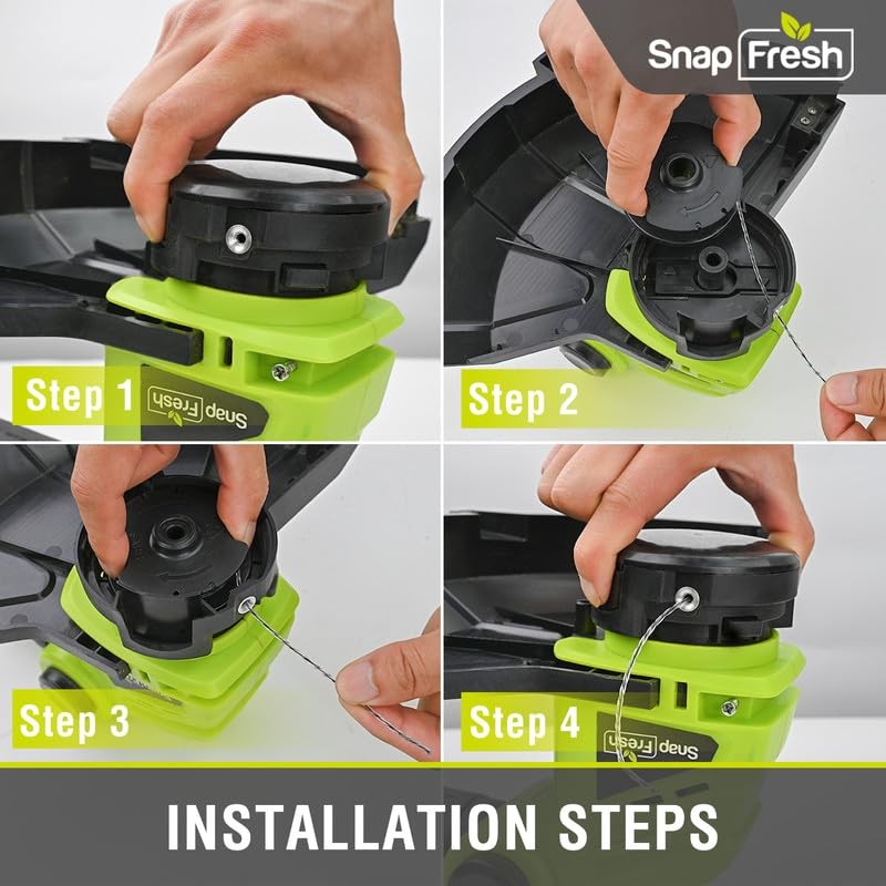 SnapFresh 6 Packs Weed Eater String, 14.76 ft 0.08" Trimmer