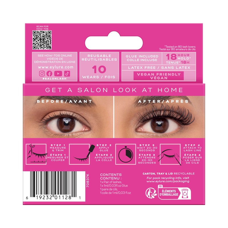 Eylure Salon lash- Volume & Curl No.20