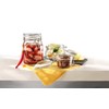 Bormioli Rocco Fido Square Jaw, 1.50 Liter, Clear/Blue