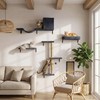 MEWANG 5-in-1 Cat Wall Shelves: Cat Climbing Furniture with Wall