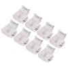 8PCS L Shaped LED Light Strip Connectors 4 Pin 10mm