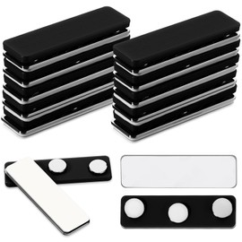 Relaxweex 24 Pairs Outdoor Curtain Magnets Closure with Strongest Magnets, Waterproof Curtain Clips for Heavy Wind, Patio, Gazebo, Mosquito Netting, Flags, Indoor, Outdoor Use(Black)