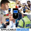 Alcohol Breathalyzer, Portable Alcohol Breath Tester with 20 Mouthpieces, Professional-Grade