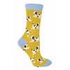 Miss Sparrow - Women's Socks with Dog Motif, Funny Bamboo