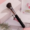 IPRESTA Flat Angled Foundation Brush with Black Wooden Handle foundation