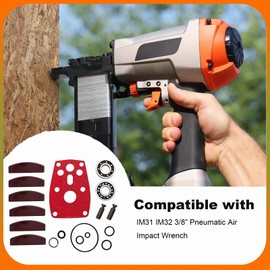 Phyxlyn IM31 Tune UP Kit IM31-TK2 With Bearings IM31407 Hammer Pin Set Compatible With Snap On IM31 IM32 3/8” Pneumatic Air Impact Wrench Replacement Parts