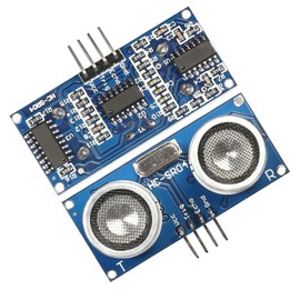 5Pcs Ultrasonic Sensor Module Kit HC-SR04 Distance Sensor with 3pcs Mounting Bracket Compatible with Ardu-ino UNO Mega R3 Mega2560 Duemilanove Nano Rapsberry Pi 3 Robot XBee ZigBee