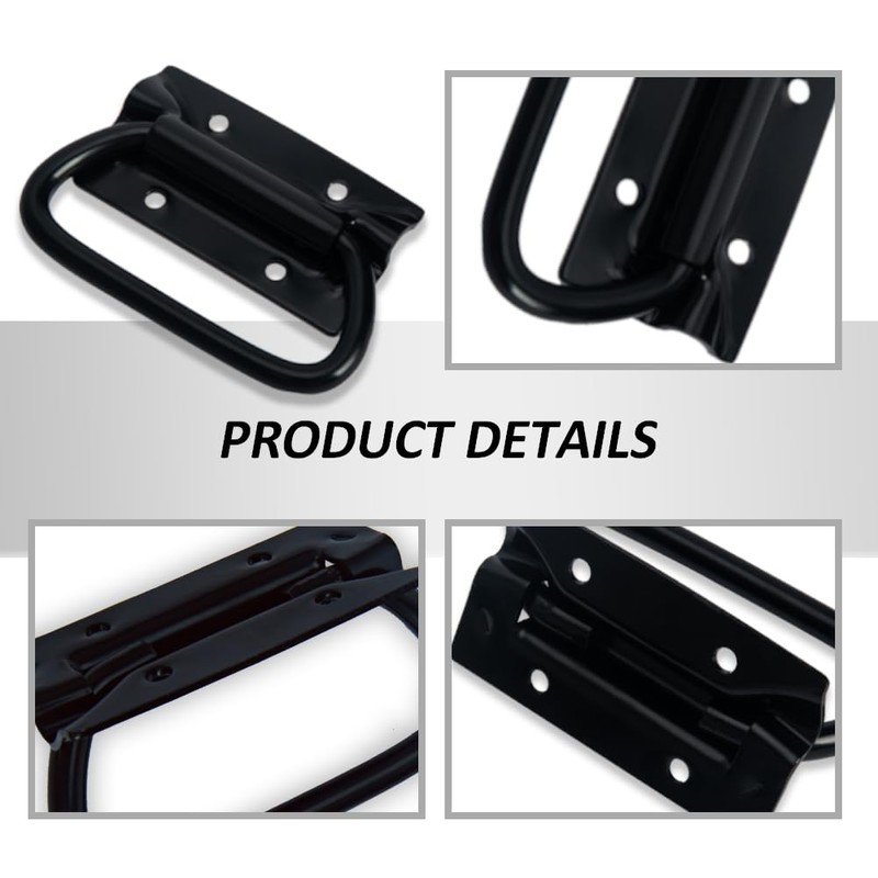 Heavy Duty Handle Surface Mount, Stainless Steel Handle for Toolbox,