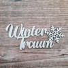 Melis Decorative Lettering Winter Dream - Winter Decoration Wooden Christmas