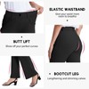 M MOTEEPI Women 31" High Waisted Bootcut Dress Pants for