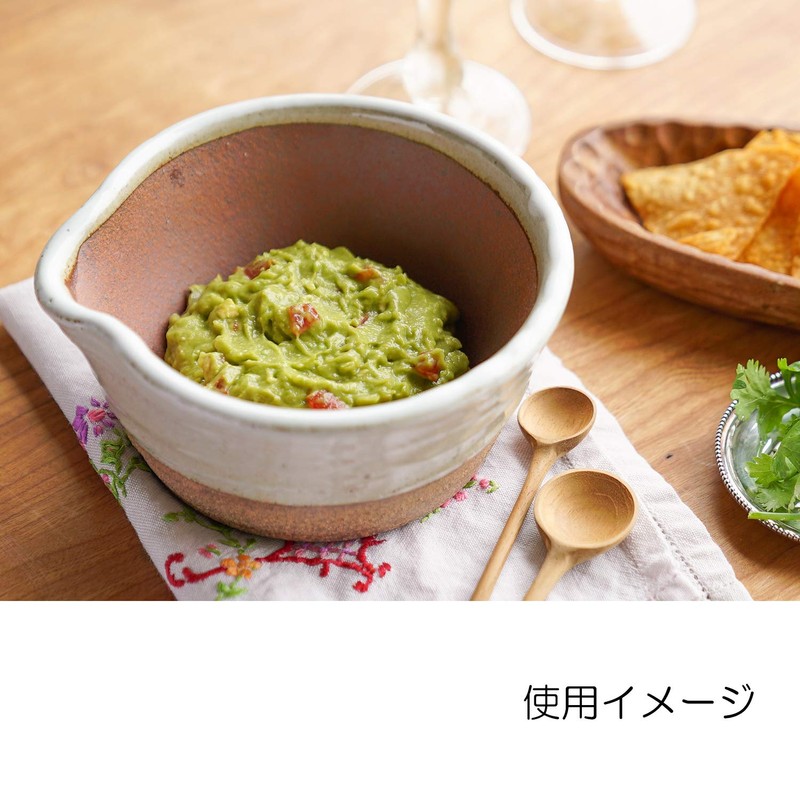 Kitchen Studio 9100-0090 Panda Cafeteria Combless Mortar (with Pestle) White