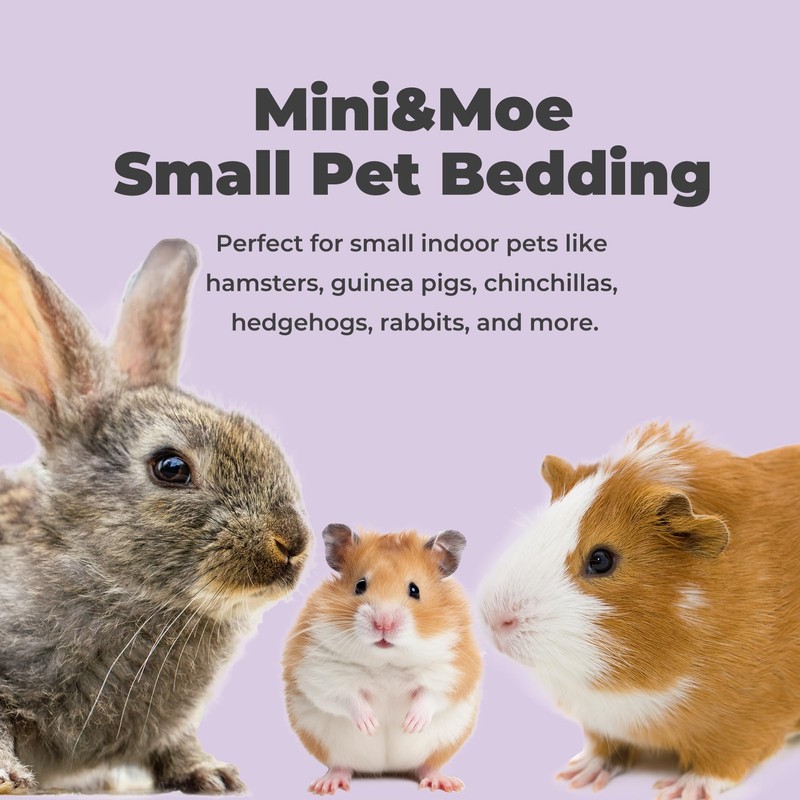 mini&moe RABIT Bedding Guinea Pig Bedding Paper Pellet Bedding: Odor