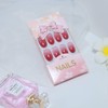 Yienate False Nails Artificial Nails for Women and Girls Round