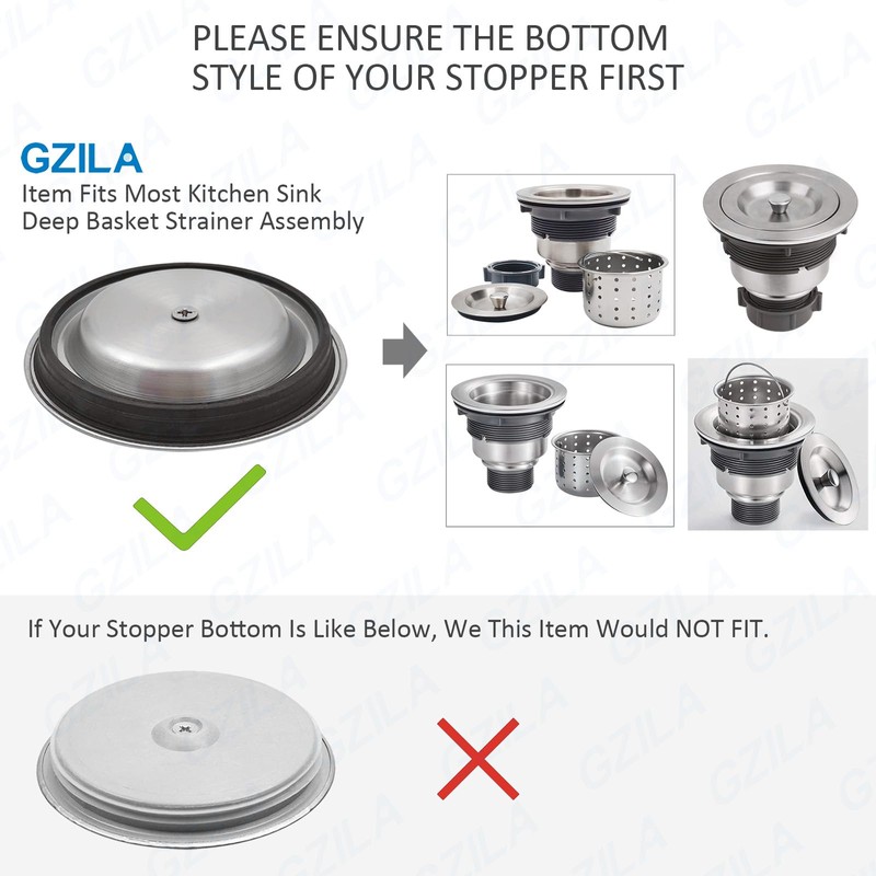 Kitchen Sink Stopper Replacement, Sealing Lid Sink Drain Stopper for