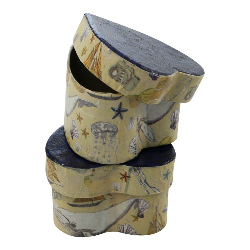 Décopatch - Ref EV008O - Small Heart Boxes - 10