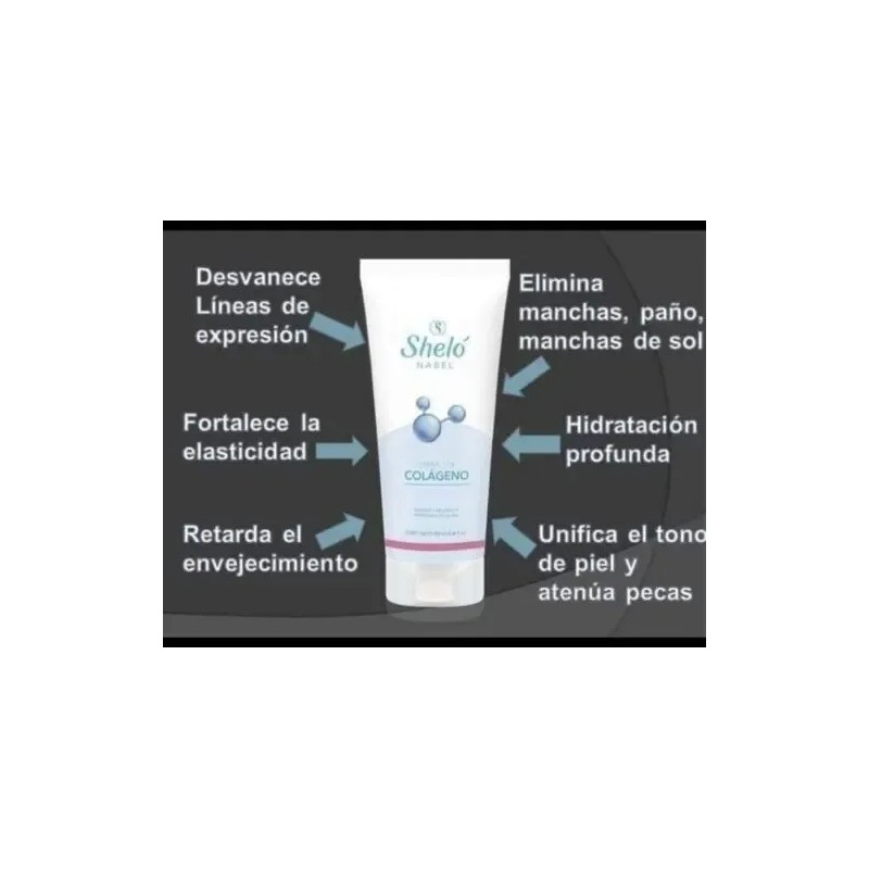 Crema Colágeno Piel Luminosa Y Más Elasticidad Sheló Nabel