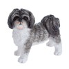 John Beswick JBD96 Shih Tzu Figurine, Earthenware, Grey/Multi-Colour, 11.5 x
