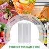 KitchenBoss Vakuumierfolie 2 Rollen 28x600cm：Profi Vakuumbeutel für Vakuumierer & Sous