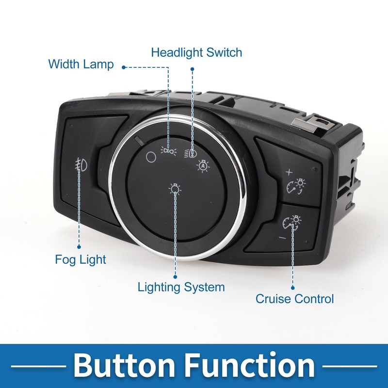 X AUTOHAUX No.CP9Z11654J/HLS1572/1S13817 Headlight Switch for Ford C-Max 2013-2018 Headlamp
