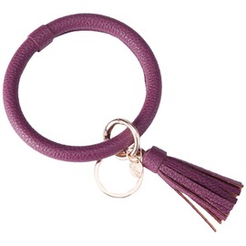HKM Keychain-14361 Keychain Gift Dark Purple/Rose Gold 8 cm