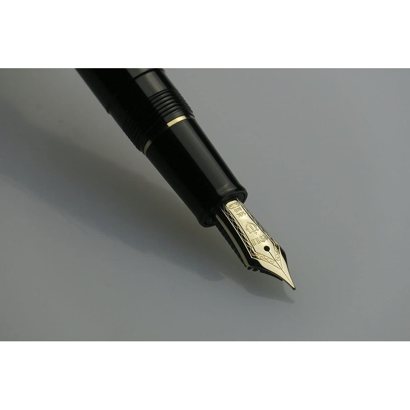Sailor Fountain Pen, Profit Lite Fountain Pen, Gold Trim, Black,