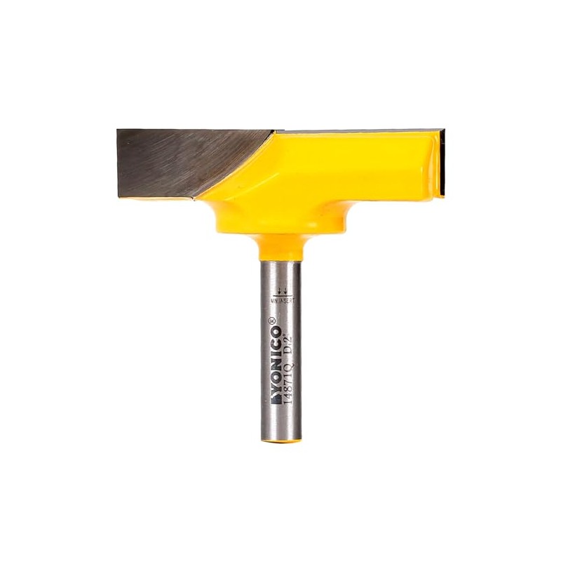 Yonico Surfacing Planing Router Bits Bottom Cleaning 2-Inch Diameter 1/4-Inch