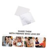 Gadpiparty 200 Sheets Heat Transfer Foil for DIY Crafts Silver