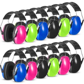 Amylove 12 Pcs Kids Ear Protection Noise Cancelling Headphones Ear Muffs Bulk 30db Sensory Headphones(Bright Style)