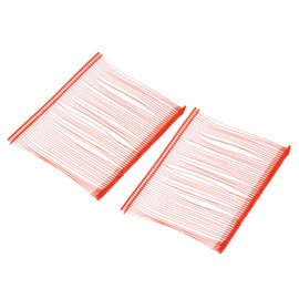 MECCANIXITY Standard Tagging Fasteners,Plastic Regular,Standard Label Gun Price Tagging Barbs for Garment Price Tag Label Tagging Barbs 75mm/3 Inch,Pack of 1500 Red