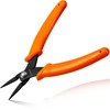 LEONTOOL Flat Pincers, No Knurled, Taper Radio, Flat Pliers, Fine