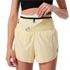 FlipBelt Women's Air Running Shorts - Cloud Yellow - XS
