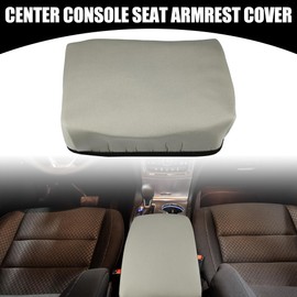 Partuto Center Console Lid Armrest Cover - Car Center Armrest Cover Skin - for Jeep Grand Cherokee L 2021-2023 Neoprene Brown - 1 Pc