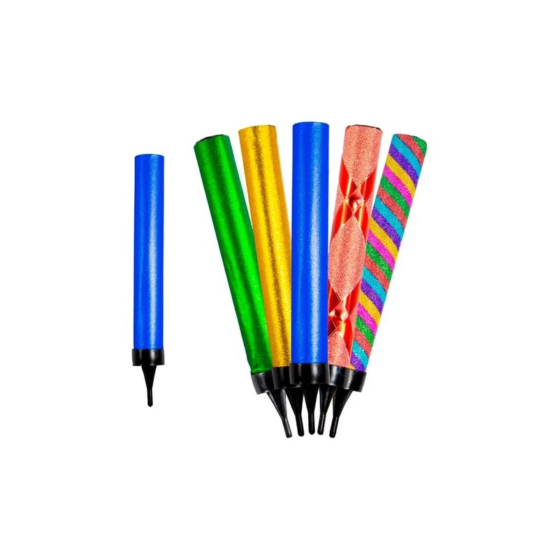 Vela Para Pastel Barata Surtida De 12.5cm Ya Con Tapón