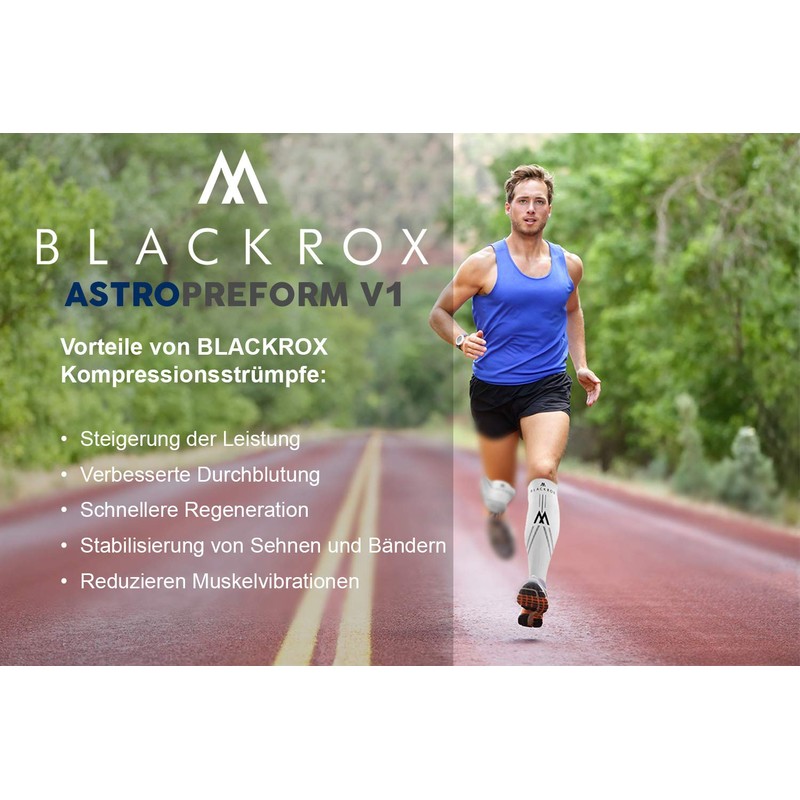 BLACKROX Compression Stockings Sports Astropreform Compression Socks Comparison Winner Sports