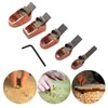 5pcs Woodworking Plane Cutter Set Violin Thumb Planers Curved Sole