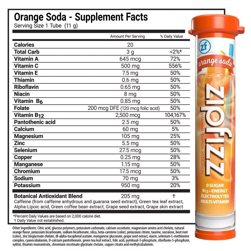 Zipfizz Healthy Energy Drink Mix Variety Pack 30 Count